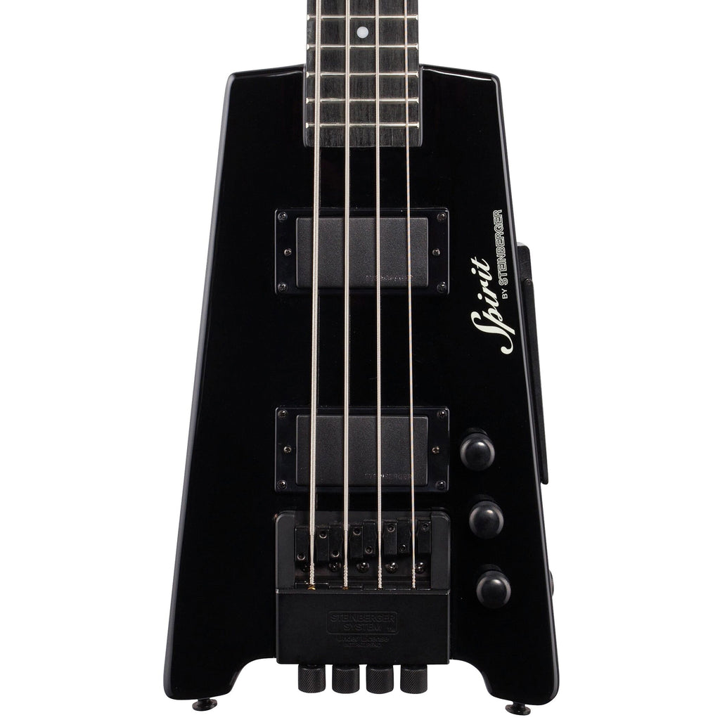 STEINBERGER Spirit black 純正ケースなど付属付き エレキギター 楽器