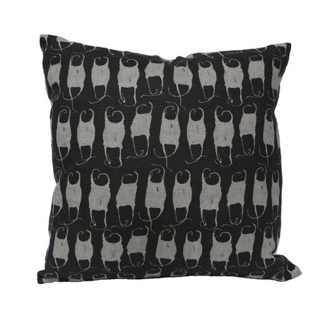 Mermaid's Purse in Reverse Black, Pillow by Design No. 5, at The Drawing Room