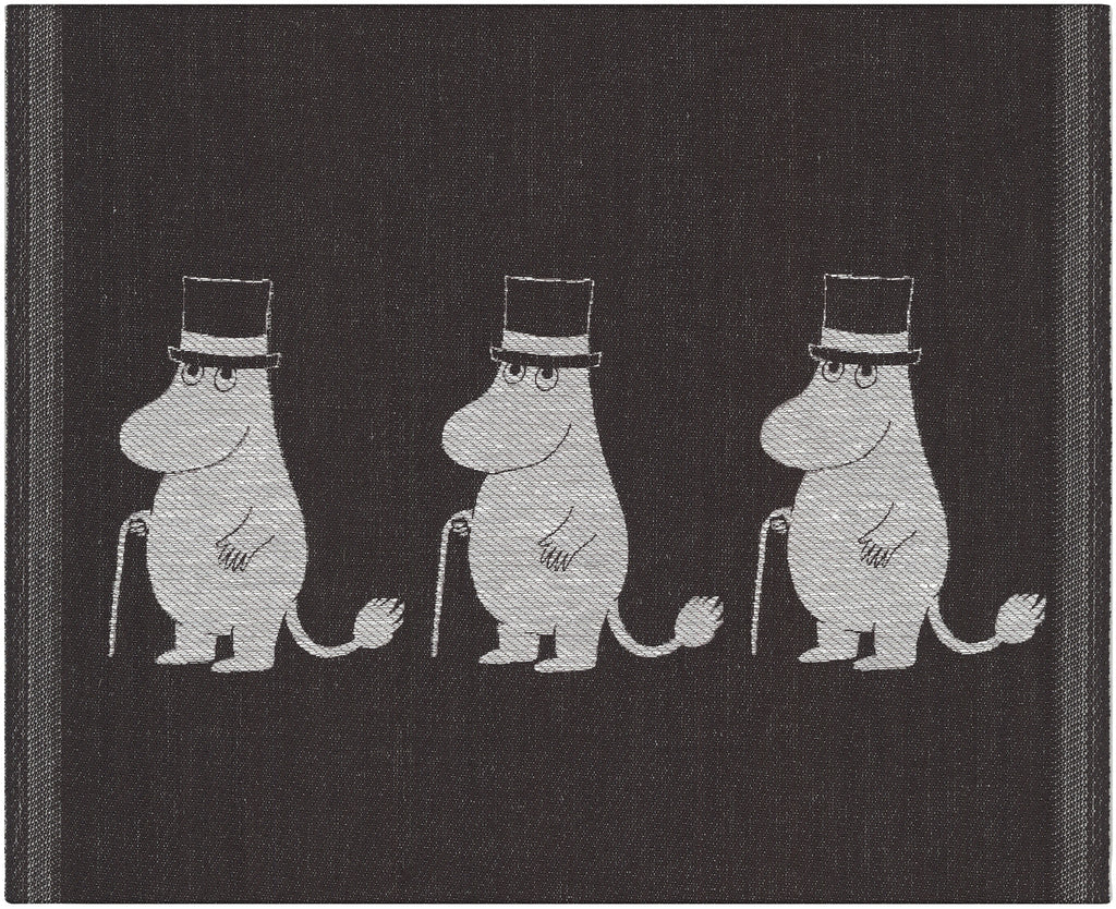"Moomin Papa" Dish Cloths and Hand Towels by Ekelund Wovens