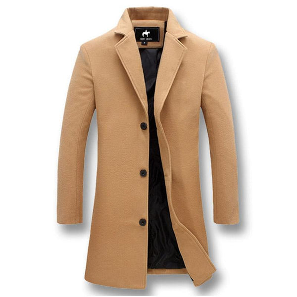 West Louis™ Business-Man Windproof Long Coat