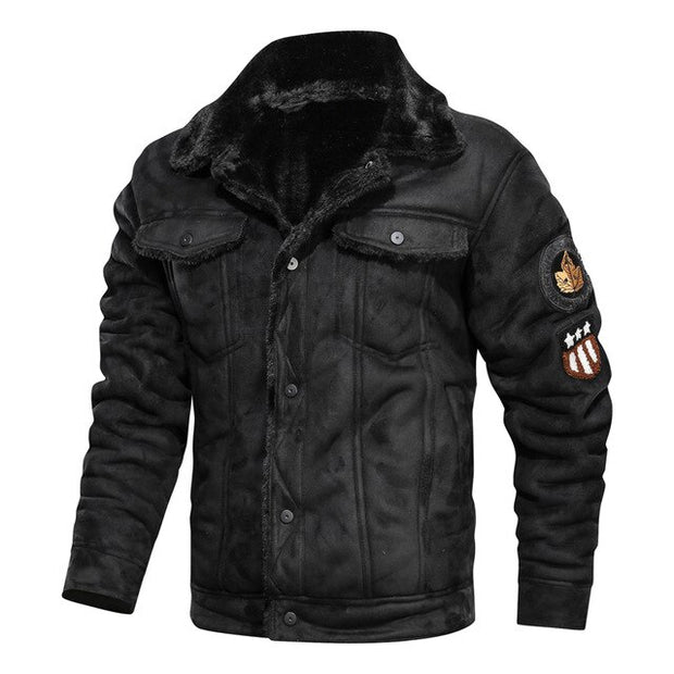 West Louis™ American Big Boss Leather Jacket