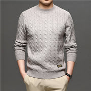 West Louis™ Fashion Knitted Jumper O-Neck Pullover Sweater