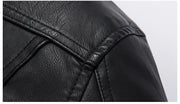 West Louis™ Top Quality PU Leather Jacket  - West Louis