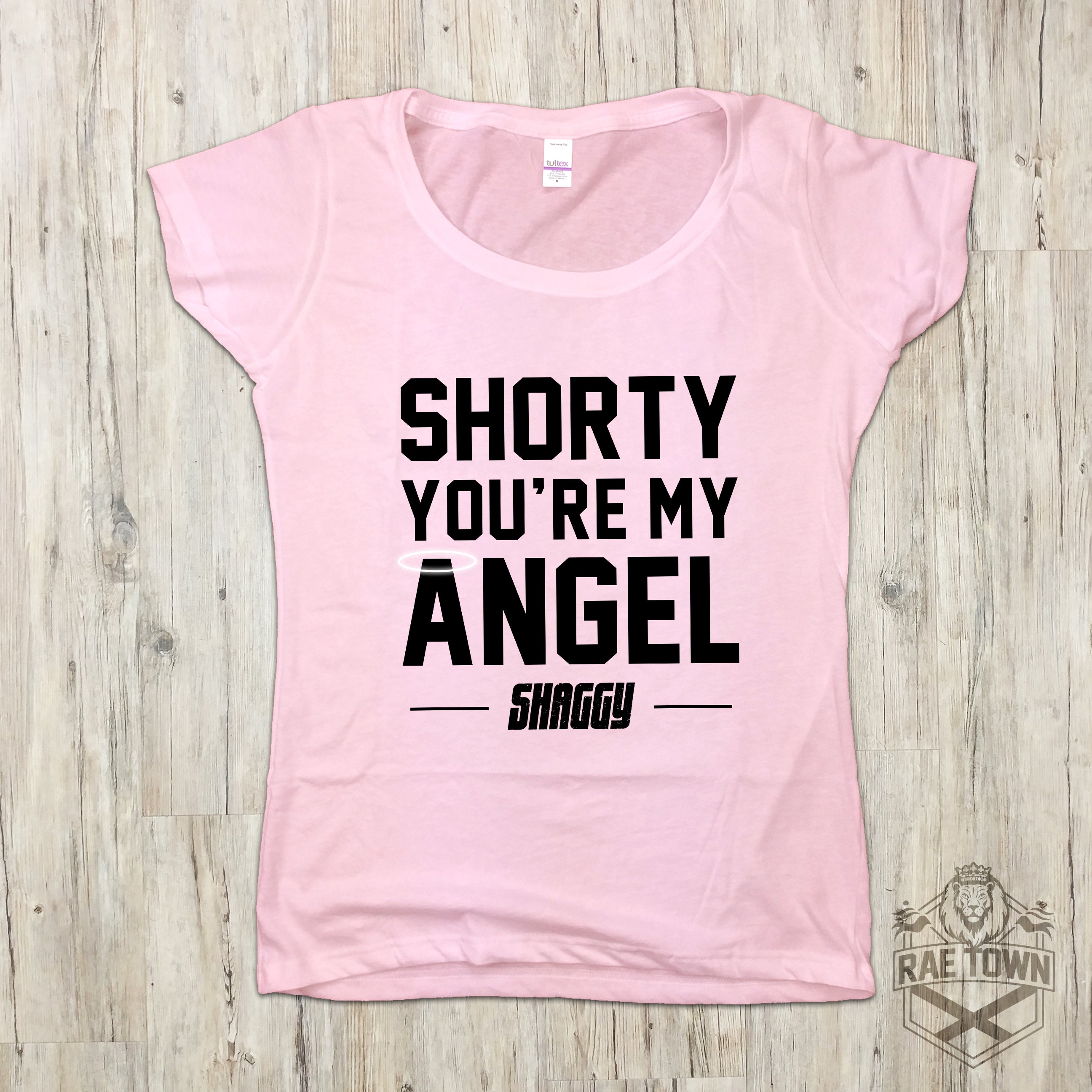 angel pink shirt