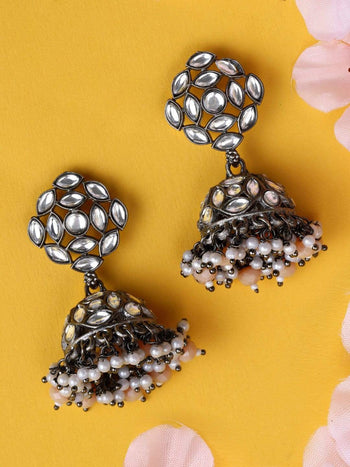 Chain jhumka earrings  Festive Wear Beatnik