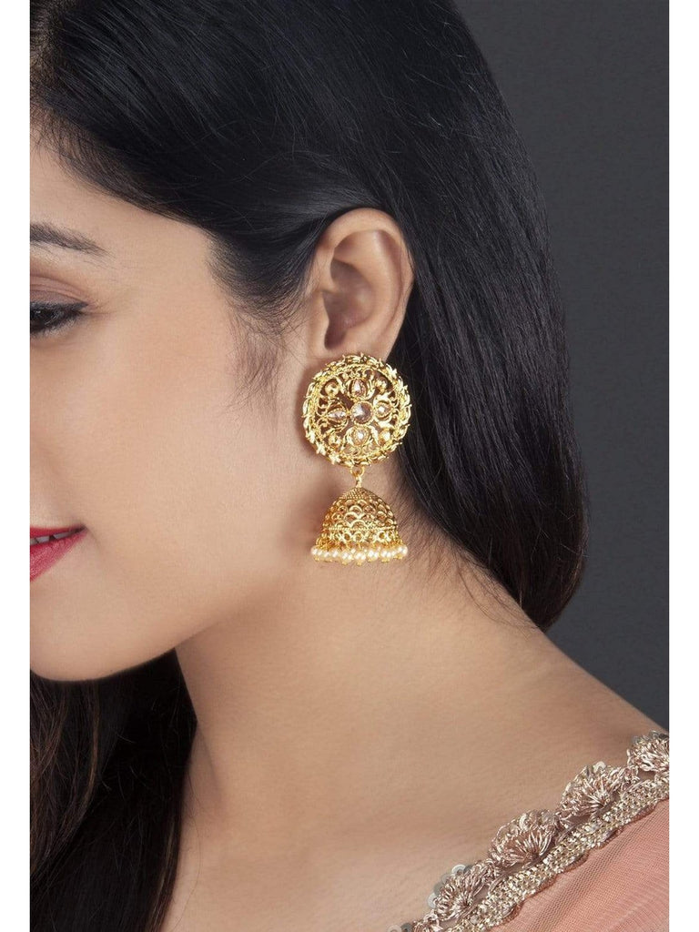 Flipkart.com - Buy 350 jewellery traditional earrings for girls and women  navratri, diwali collection Alloy Jhumki Earring Online at Best Prices in  India