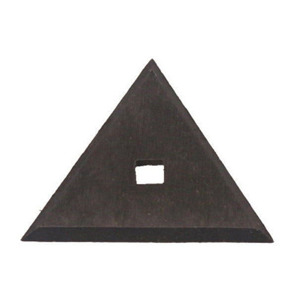 triangular scraper blades