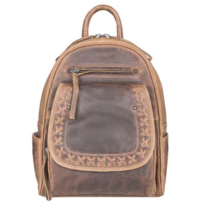 Daisy Leather Lockable Backpack Sling Bag - Hiding Hilda, LLC - Handgun Backpack