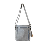 New Leather Side Laced Lockable Concealed Carry Crossbody Satchel Purse - Hiding Hilda, LLC