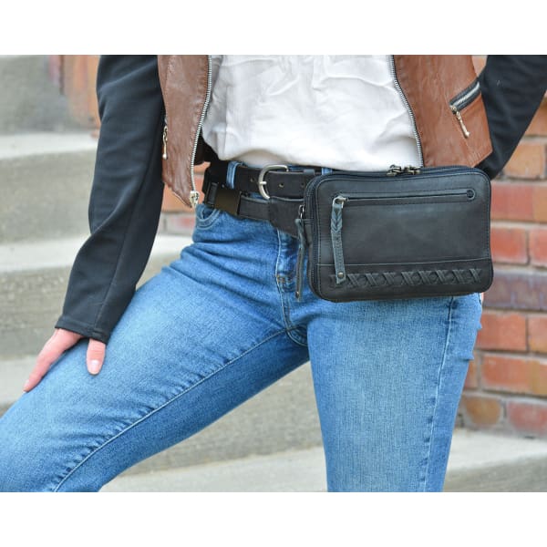 Kailey NEW Cute Concealed Carry Leather Waist Pack | Hiding Hilda, LLC