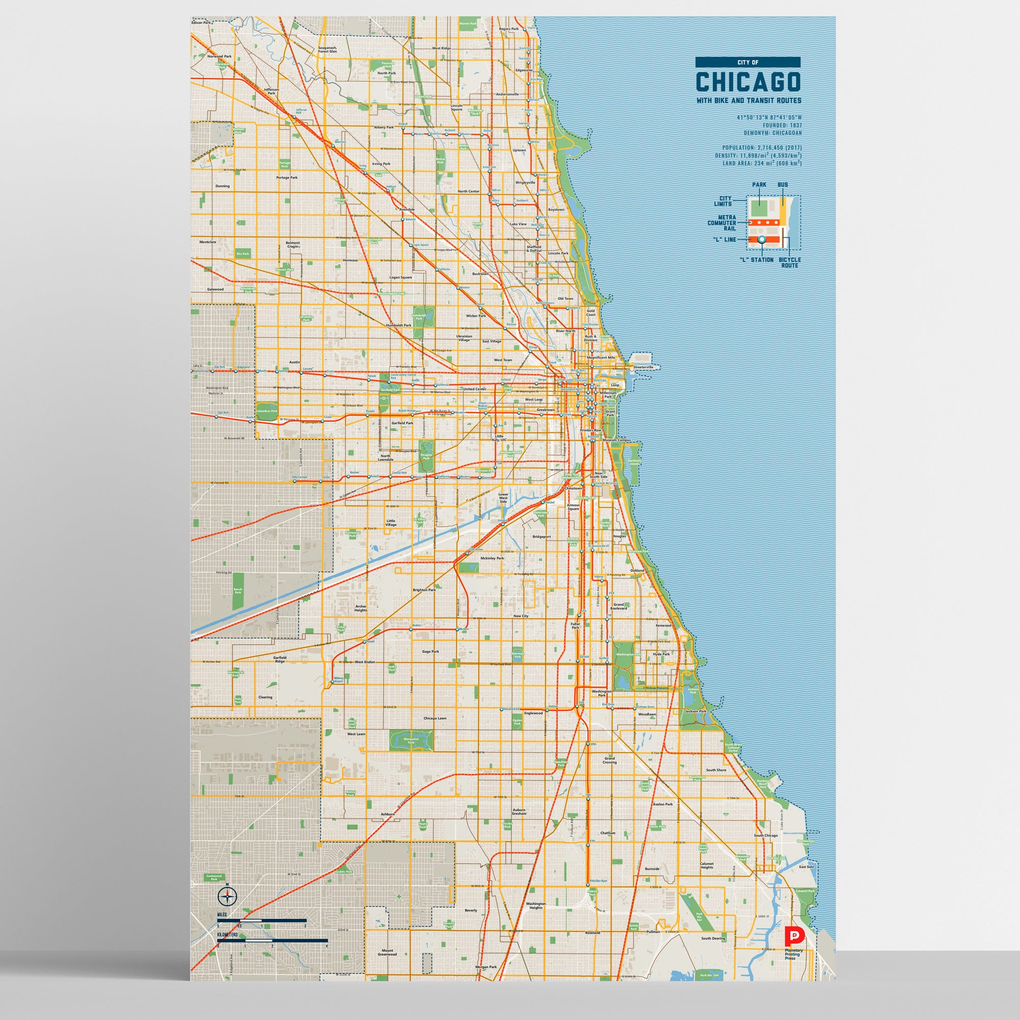 Chicago Bike Map sites.unimi.it