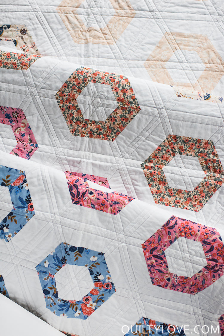 25+ Modern-age Hexagon Quilt Pattern You'll Ever Need to Know