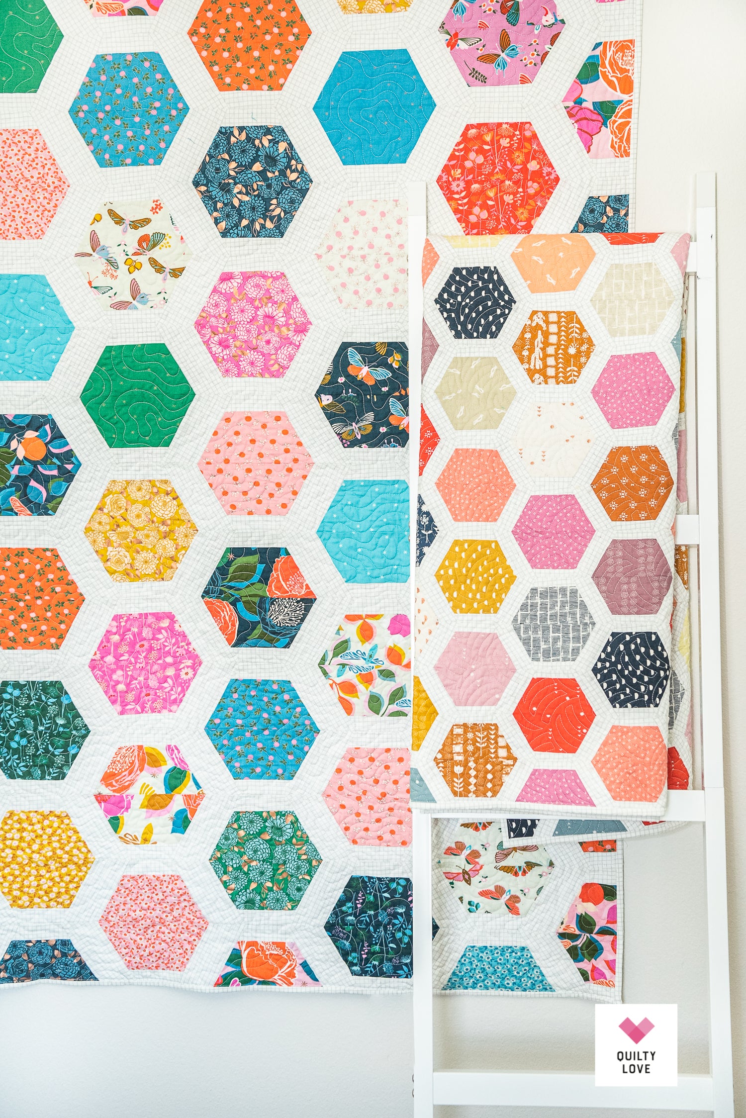 OzQuilts Framed Quilt-As-You-Go Hexagons Set - OzQuilts