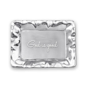 Engraved Tray "God is good" - The Itsy Bitsy Boutique