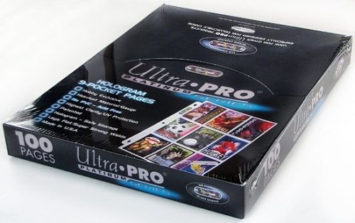 Ultra Pro Binder Pages 9 Pockets Platinum Series 100ct – SP Shop