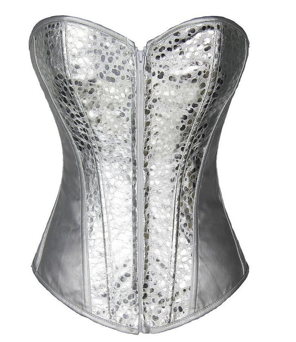 Silver spiked bra - Clozen