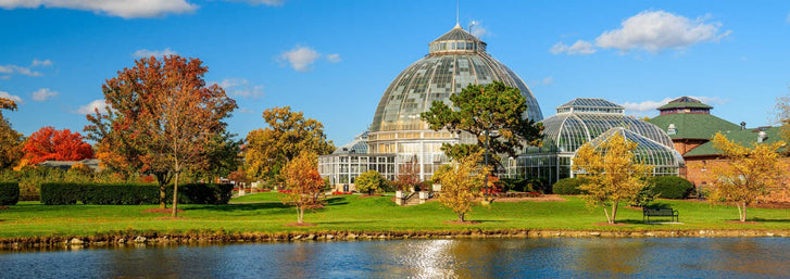 A Rainy Day Revelation: Discovering Piet Oudolf's Belle Isle Garden in DetroitConservatory in the fall at Belle Isle Garden in Detroit