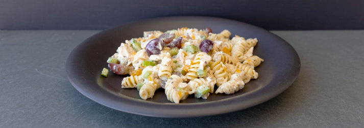 Chicken Rotini SaladChicken Rotini Pasta Salad on plate