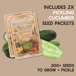 Kit includes two bonus seed packets