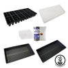 seed starter kit with soil deluxe components