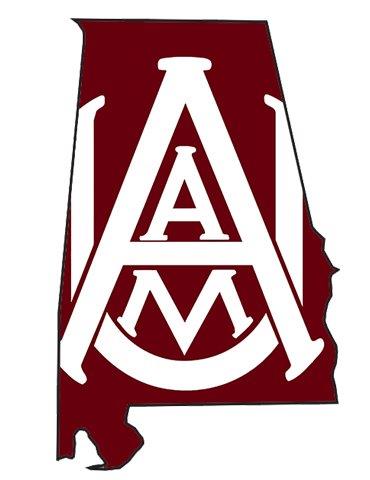 Alabama Outline with Alabama A&M Logo