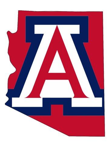 Arizona Outline with University of Arizona Logo