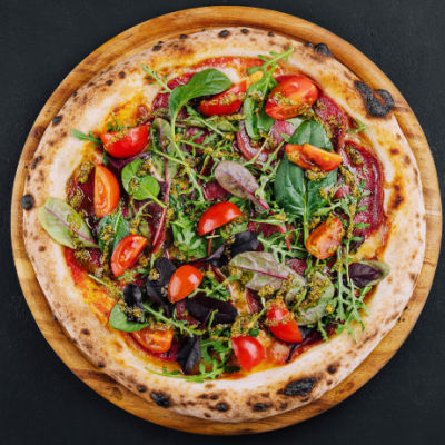 arugula on pizza