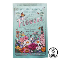 True Leaf Market Flower Seeds Packaging