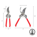 Hand Pruners - Garden Hand Tools Measurements