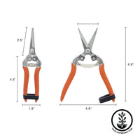 Harvesting Shears - Garden Hand Tools Measurements