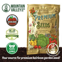 Mountain valley seed company seed packaging