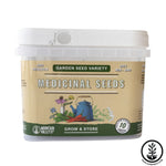 Medicinal Herb Storage Seeds White Background