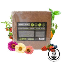 Minute Soil+ - Amended Compressed Coco Coir