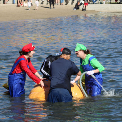 Mario and Luigi Pumpking Water