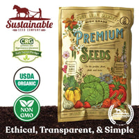 Sustainable seed company seed packaging