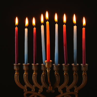 candle menorah