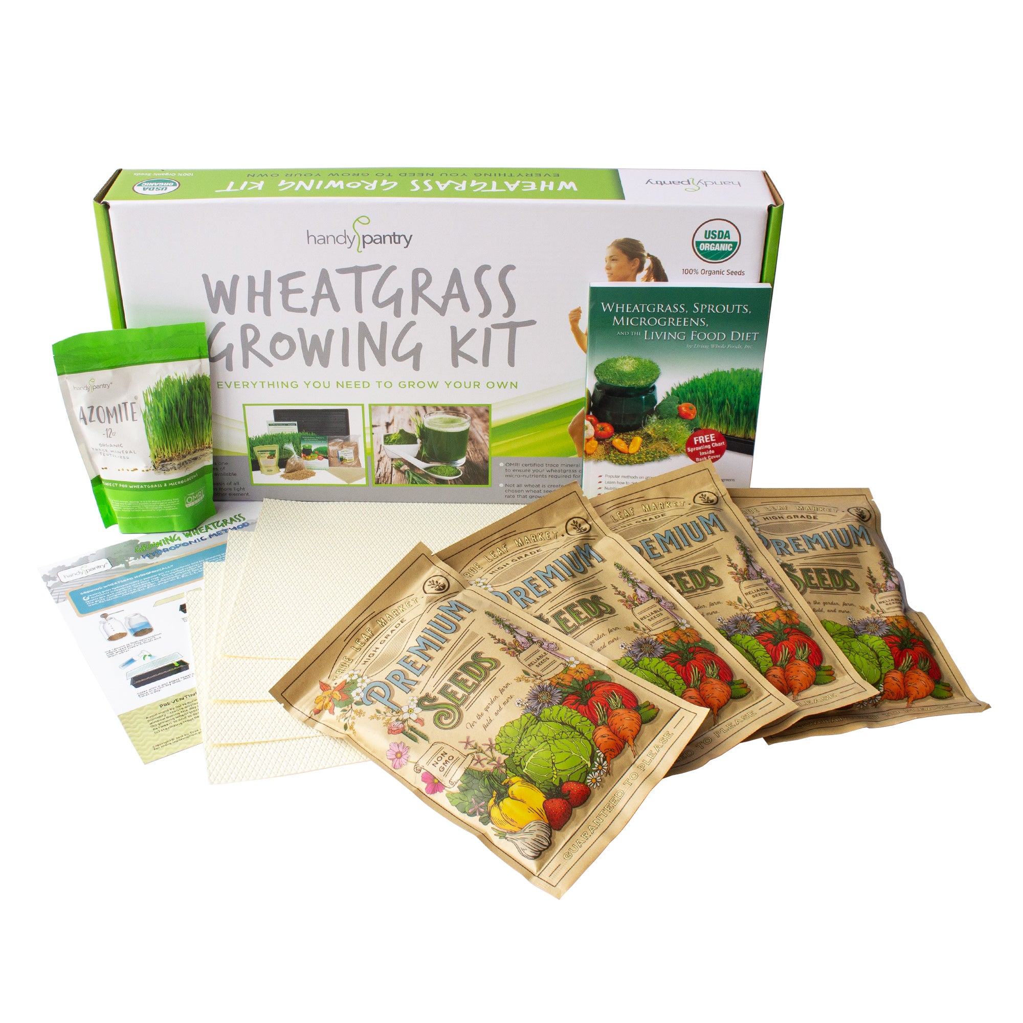 Hydroponic Wheatgrass Growing Kit