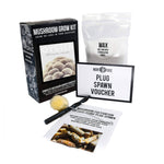 Blue Oyster Mushroom Outdoor Log Growing Kit (Organic) With Voucher