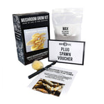 Golden Oyster Mushroom Outdoor Log Growing Kit With Voucher