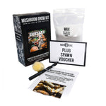 Organic Shiitake Mushroom Outdoor Log Kit Plug Spawn Voucher