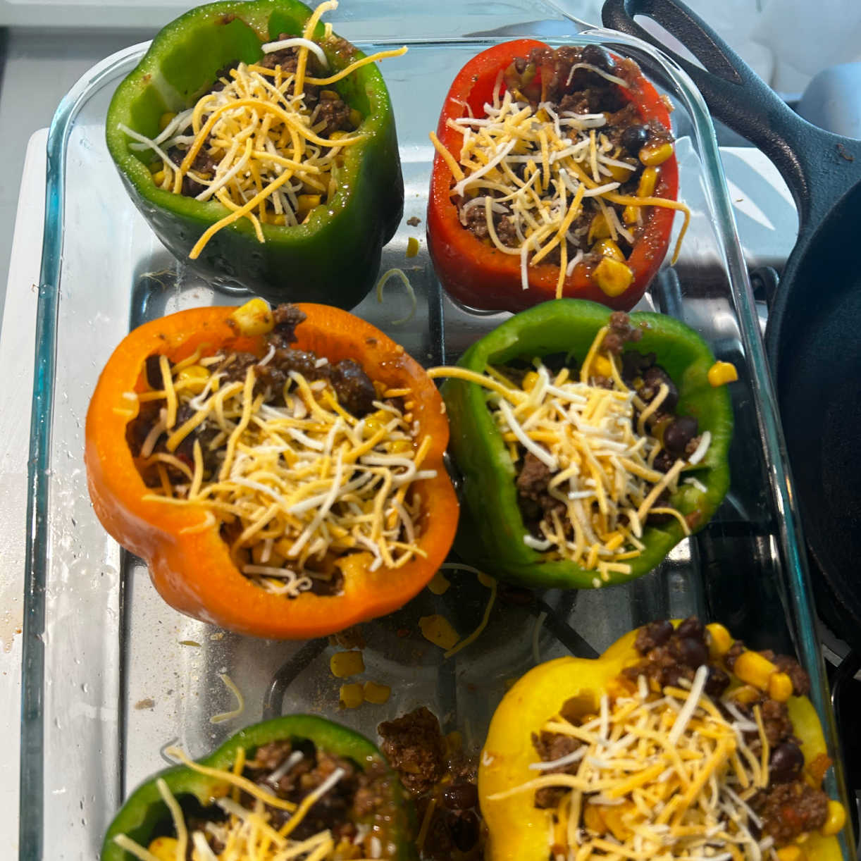 prepared stuffed peppers