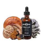 Immunity Mushroom Blend Tincture Collage