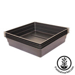 Pack of 5 greenouse / nursery trays - 1010, no drain holes