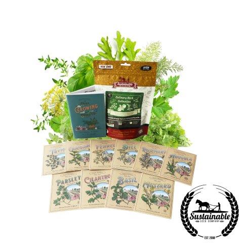 culinary herb seed collection