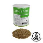 5 LB Can - Organic Rye Grain Seeds Bulk