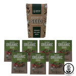 Organic Leafy Greens Seed Assortment - 7 Pack - Leafy Greens