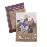 Zinnia Seeds Organic Thumbelina Mix Seed Packet