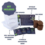 Self Watering Soil Microgreens Kit - Contents