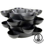 Expandable Stack and Grow Trays - Black