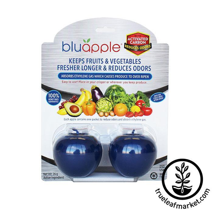 Bluapple Produce Fresh Guard Blue Pkg/2, 2-1/4 diam. x 2-1/4 H | The Container Store